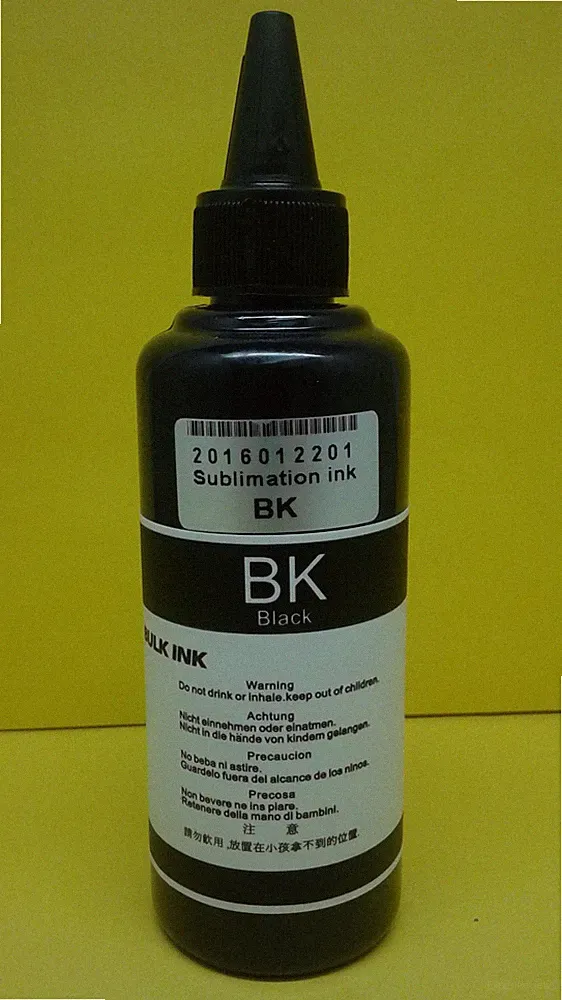 100ml pigment sublimation Black Bulk Refill Ink for Epson Compatible USA Quality