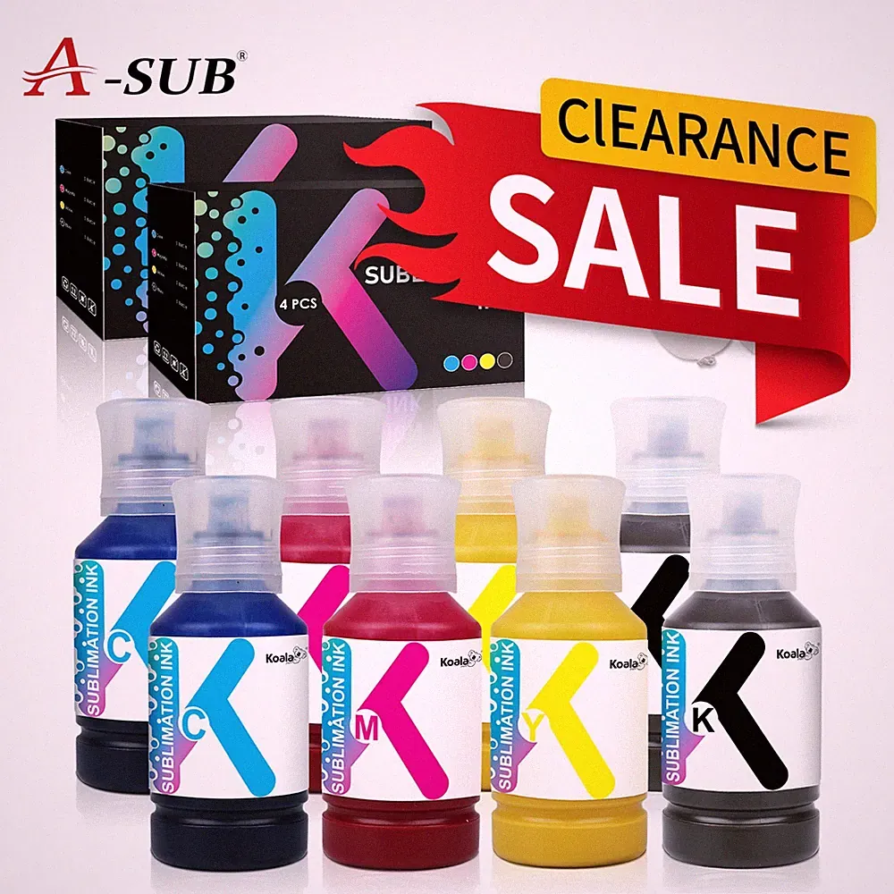 1200ML Bulk KOALA Sublimation Ink Compatible Epson F170 F570 502 522 Printers