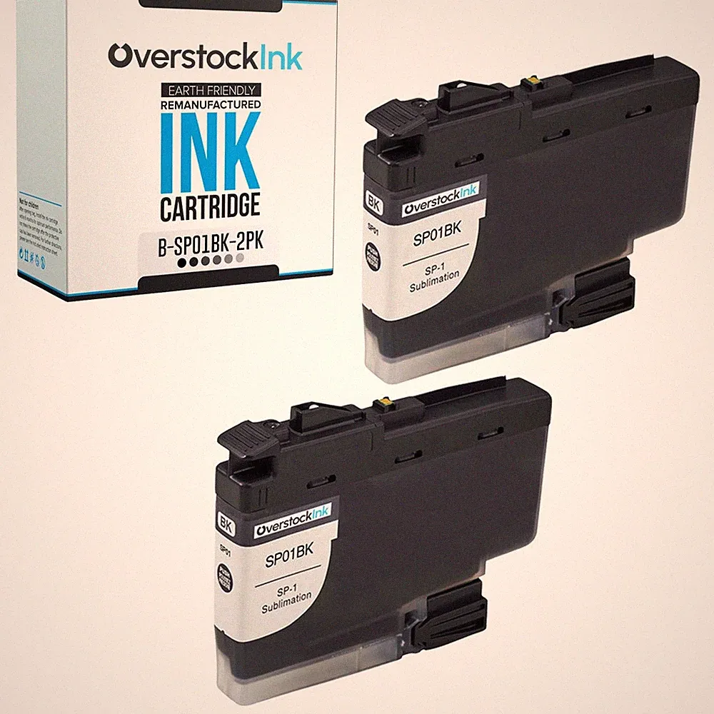 2-Pack Compatible OSI SP01BKS Ink fits Brother SP1 Sublimation Printer