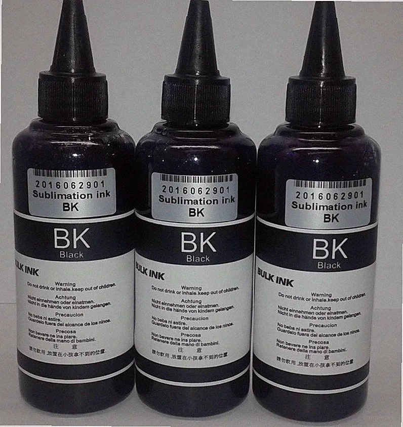 300ml pigment sublimation Black Bulk Refill Ink for Epson Compatible USA Quality