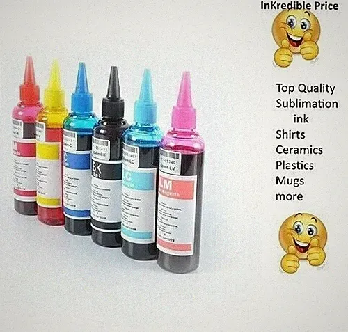 6pk 6 bottles 100m sublimation ink ,plus 8 pk eco solvent ink