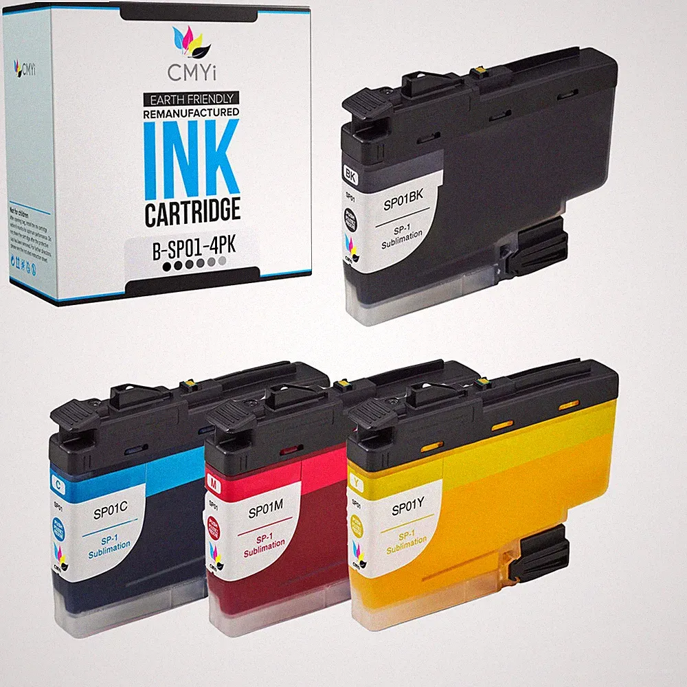 Black Color Ink Lot fits Brother SP01 Cartridges for SP1 Sublimation