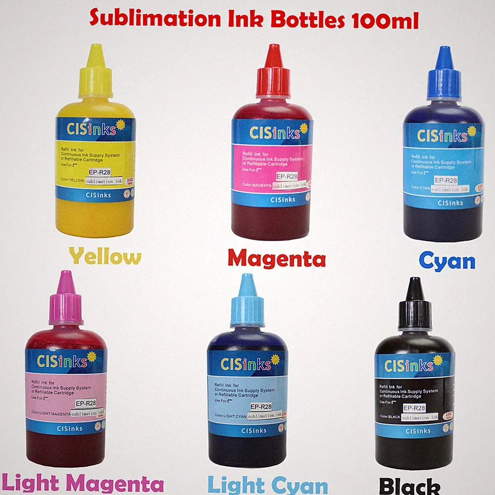 CISinks Sublimation Refill Ink Bottles alternative for Workforce Artisan