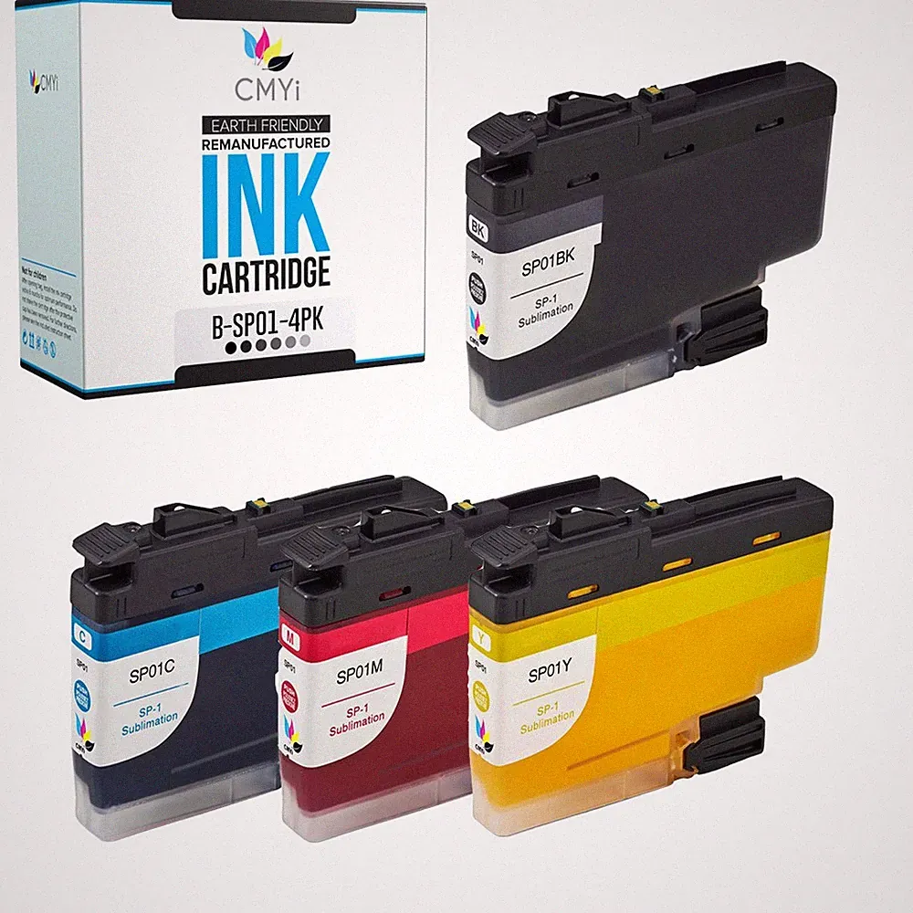 CMYi Black Color Ink Lot fits Brother SP01 Cartridges for SP1 Sublimation