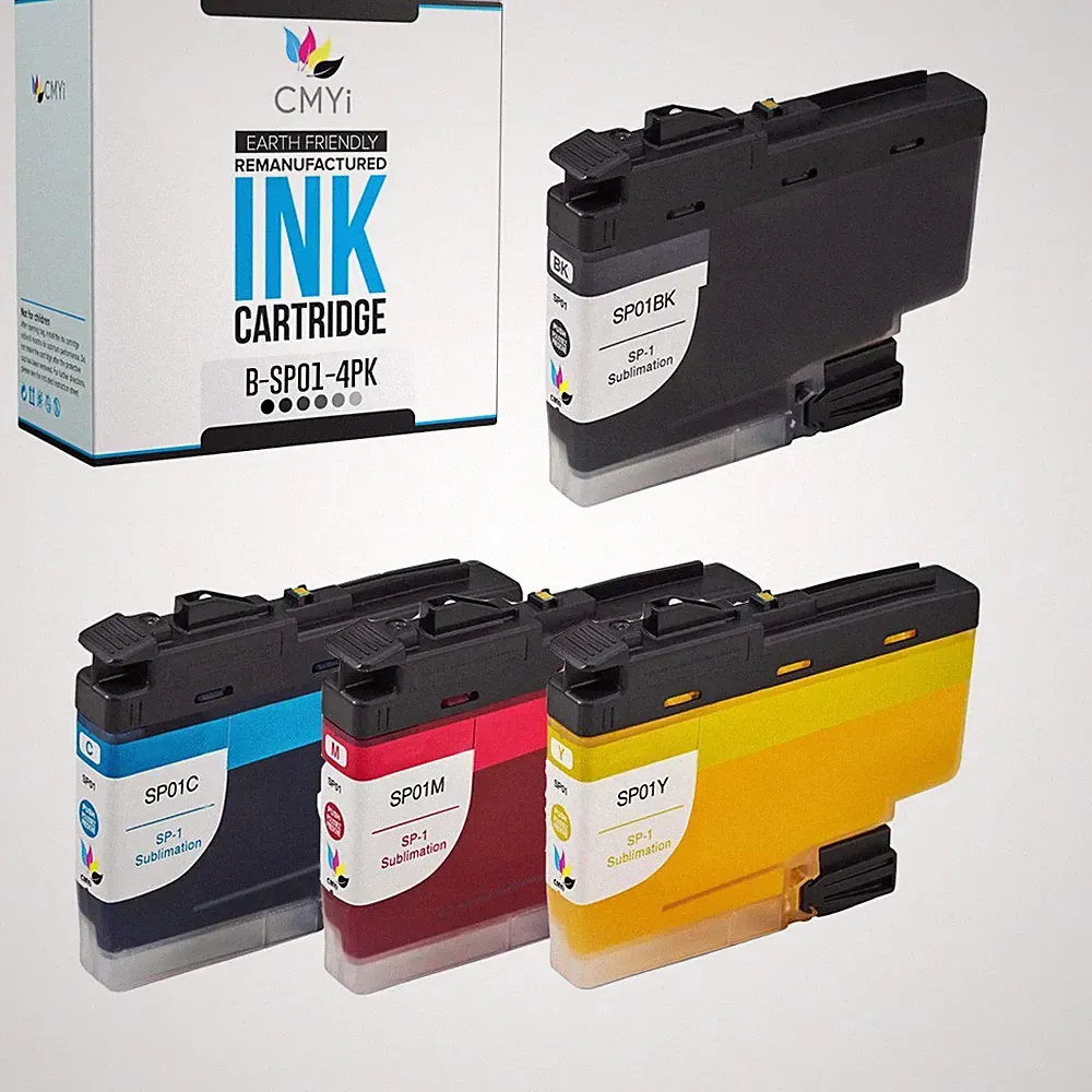 Compatible CMYi 4-Pack SP01 Ink Cartridge fits Brother SP1 Sublimation Printer