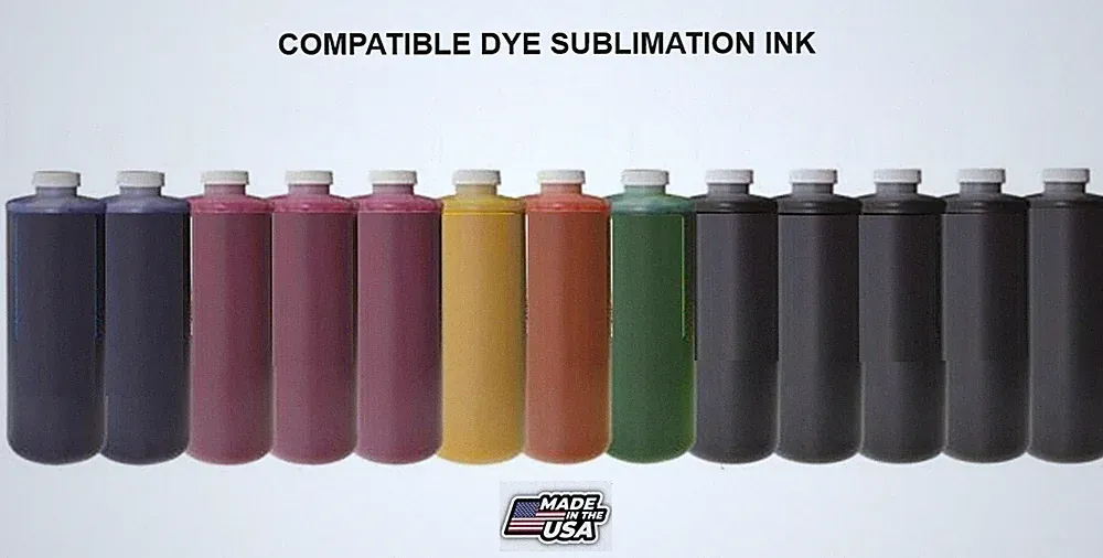 COMPATIBLE DYE SUBLIMATION INK REFILL FOR EPSON ROLAND MUTOH MIMAKI (1,000ML)