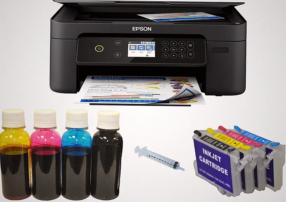 Epson All-in-One Wireless Printer 400ml Ink Sublimation Heat Press Transfer PACK