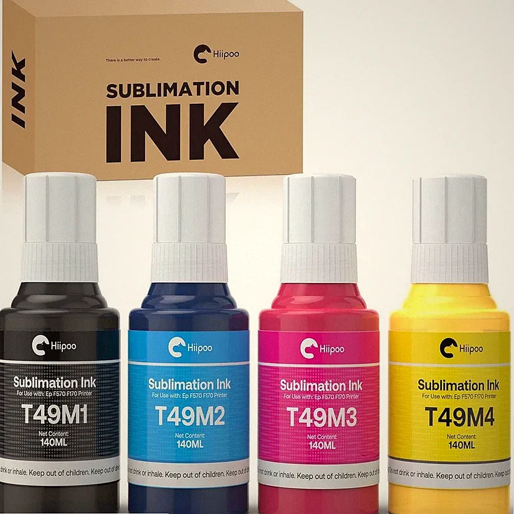 Hiipoo 560ML T49M Sublimation Ink for Epson F170 F570 T49M1 T49M2 T49M3 T49M4