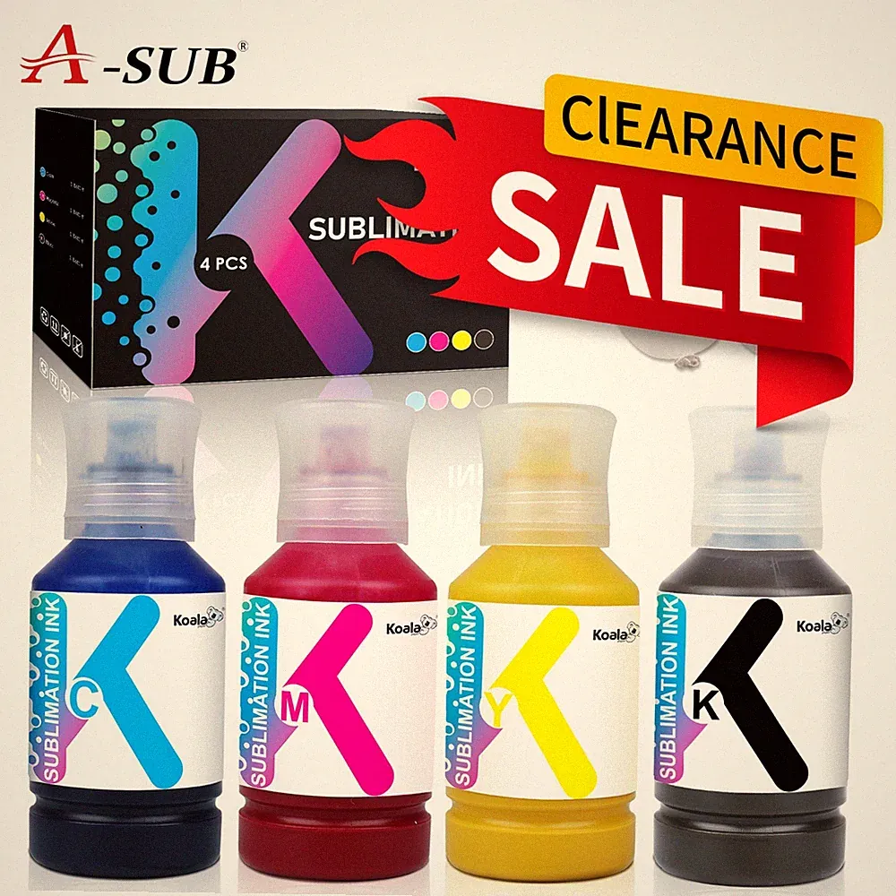 KOALA Sublimation Ink Fit Epson Ecotank, SuperTank, 502, 522, Surecolor Printers
