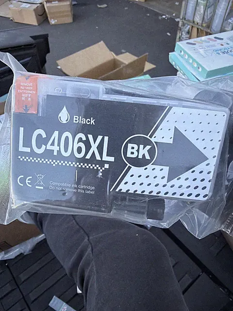 LC406XL BK Black Ink Cartridge Compatible High Yield New Sealed Printer Supply