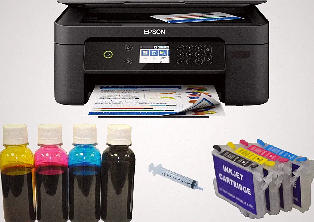 New Epson Printer Wireless 400ml Heat Transfer Sublimation Ink Cartridges Bundle