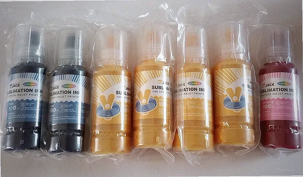 Printers Jack 7x100ml Sublimation Ink Auto Refill for Epson EcoTank Supertank
