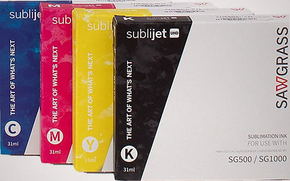 Sublijet UHD Sublimation Ink Cartridge - Black, Cyan, Magenta, Yellow 4 Pack - H