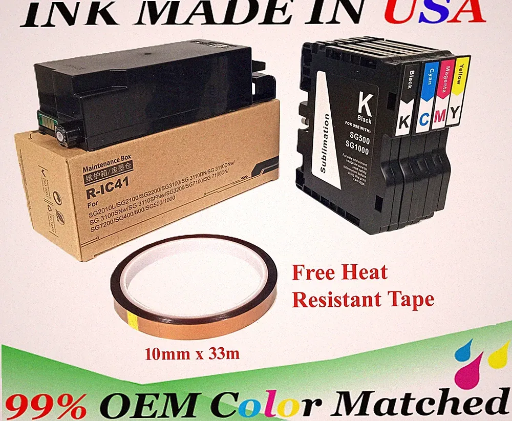 Sublimation Ink Cartridge with Waste tank for Sawgrass Virtuoso SG500 SG1000