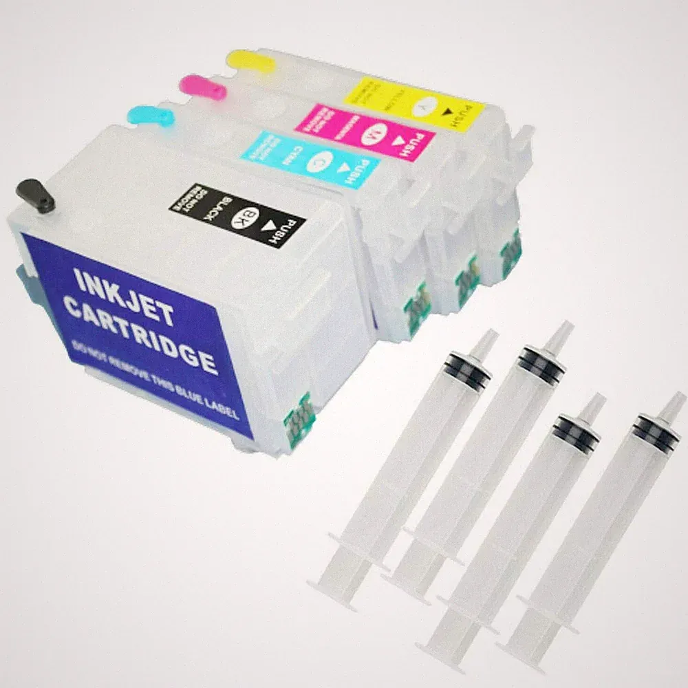Sublimation Refillable Ink Cartridges For Epson WorkForce 7210 7710 7720 Printer