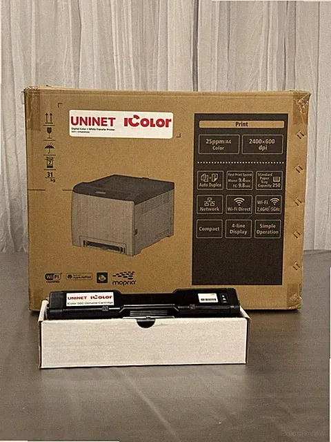 UniNet iColor 560 CMYK + White Toner Printer Plus Software and Icolor Paper .